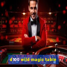 d100 wild magic table