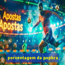 porcentagem da popbra