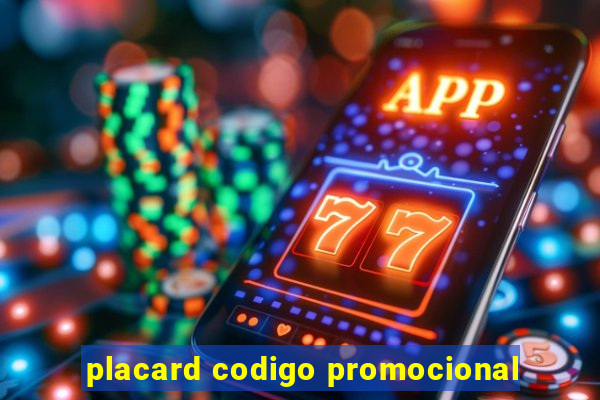 placard codigo promocional