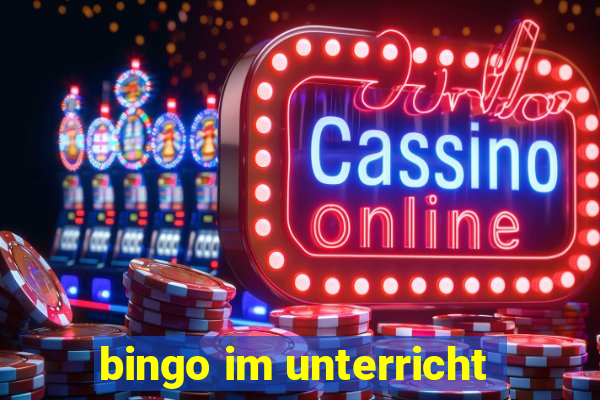 bingo im unterricht