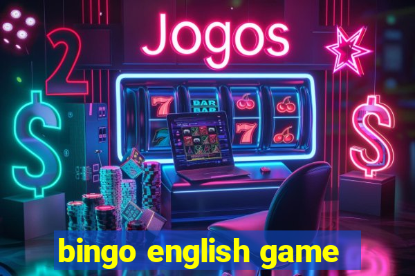 bingo english game