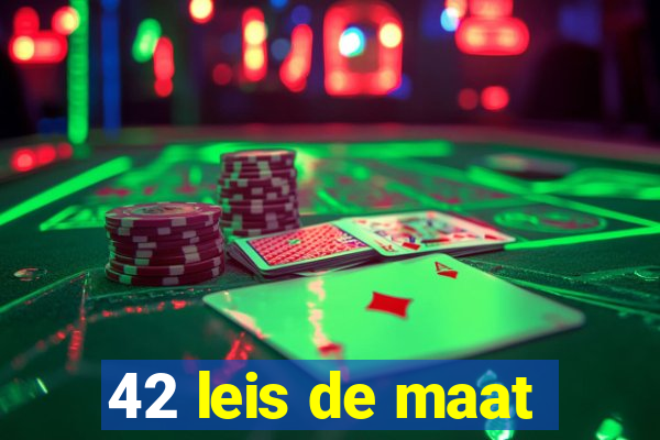 42 leis de maat