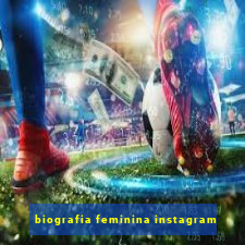 biografia feminina instagram