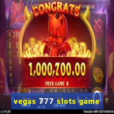 vegas 777 slots game