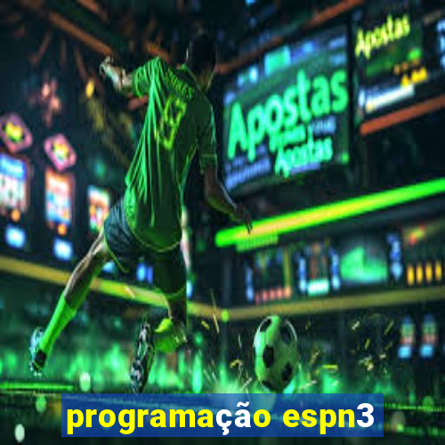 programação espn3