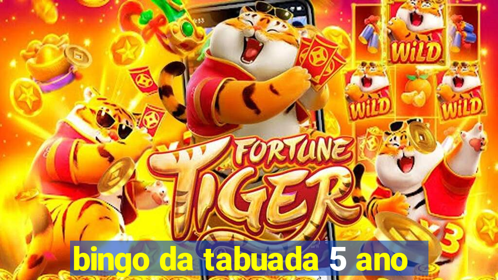 bingo da tabuada 5 ano