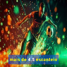 mais de 4.5 escanteio