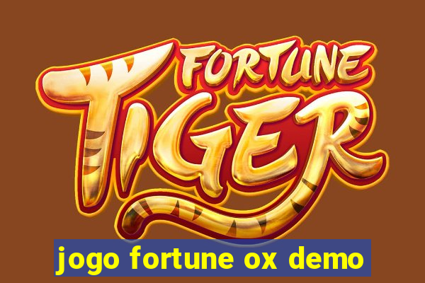 jogo fortune ox demo