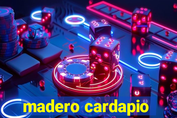 madero cardapio