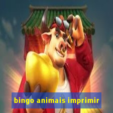 bingo animais imprimir