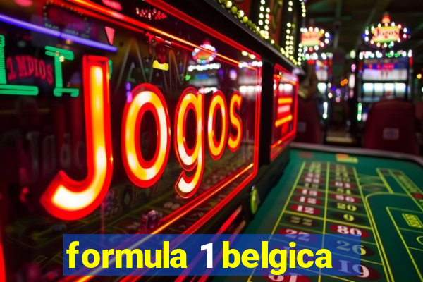 formula 1 belgica