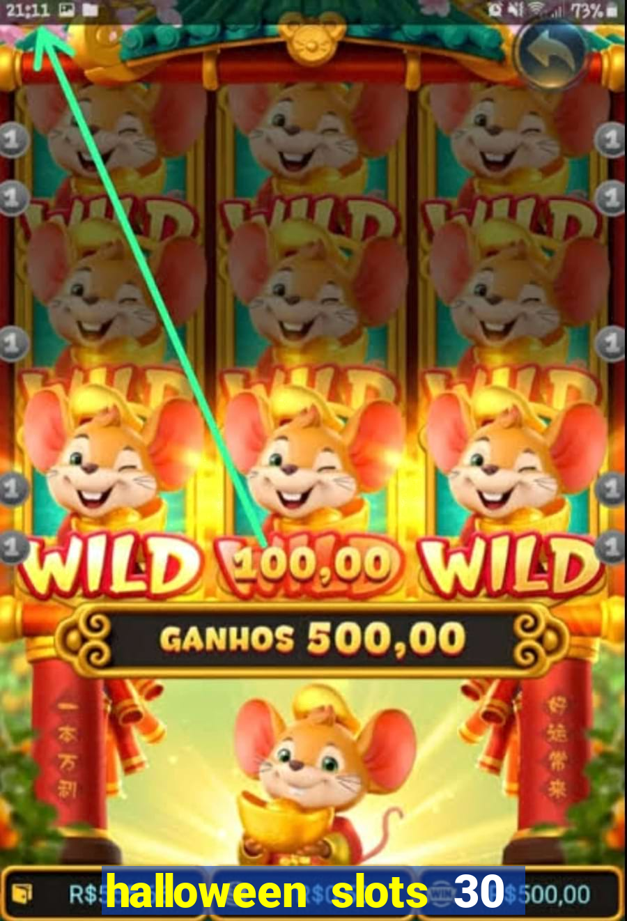 halloween slots 30 linhas multi jogos