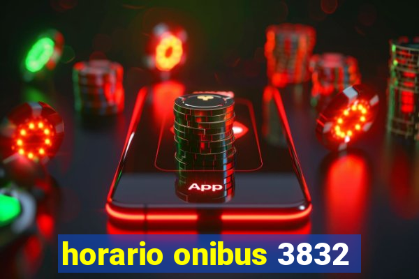 horario onibus 3832