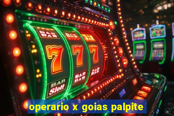 operario x goias palpite