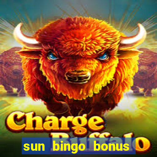 sun bingo bonus terms and conditions