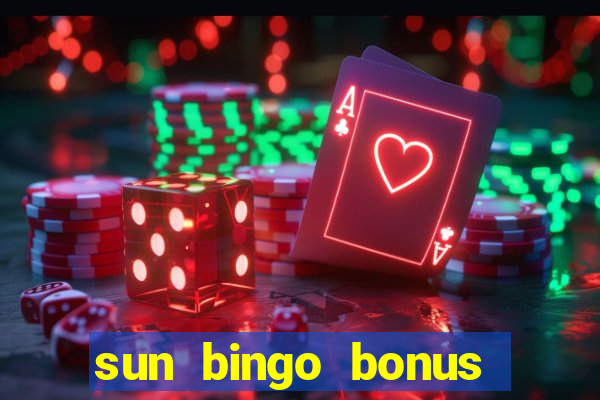 sun bingo bonus terms and conditions