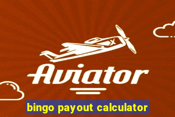 bingo payout calculator