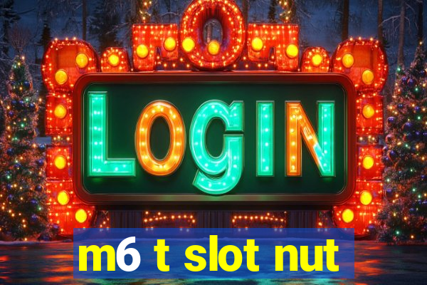 m6 t slot nut