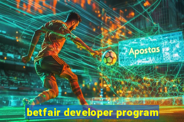 betfair developer program