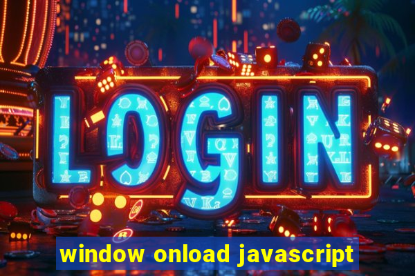 window onload javascript