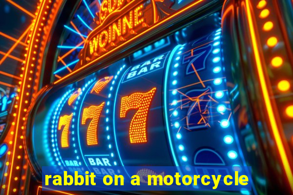 rabbit on a motorcycle