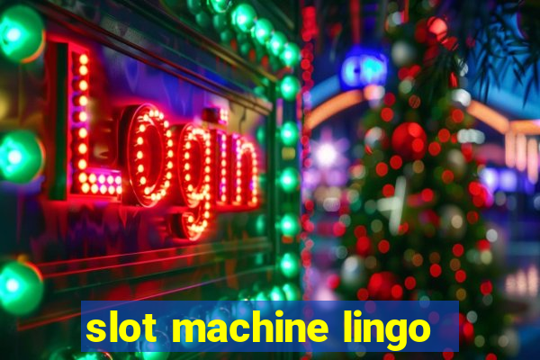 slot machine lingo