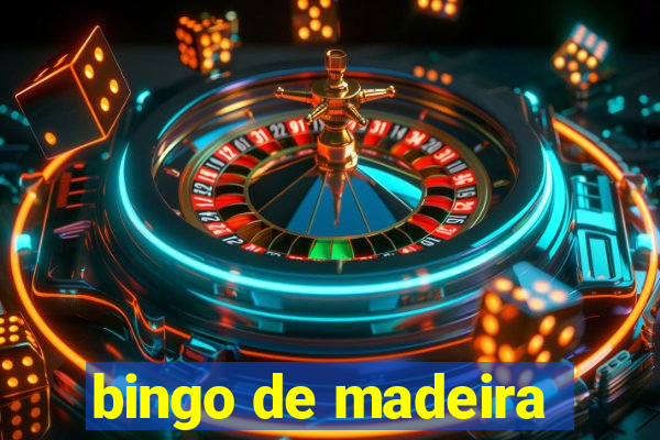 bingo de madeira