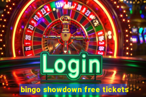 bingo showdown free tickets