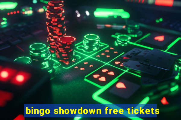 bingo showdown free tickets