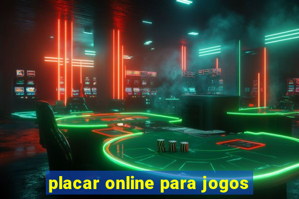 placar online para jogos