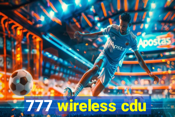 777 wireless cdu