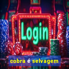 cobra é selvagem