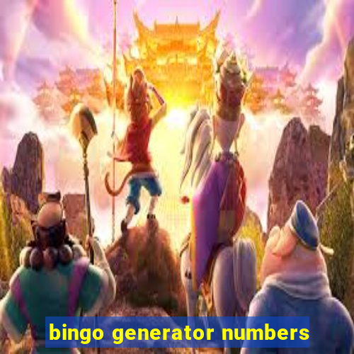 bingo generator numbers