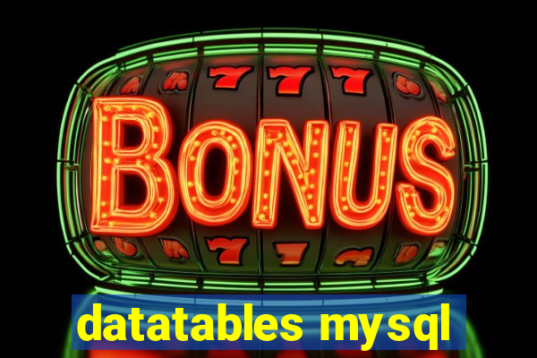 datatables mysql