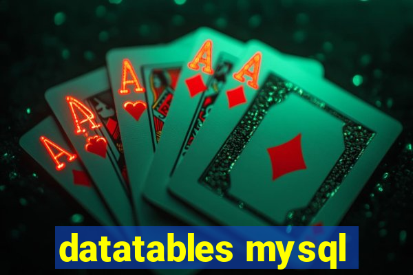 datatables mysql