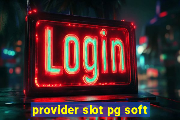 provider slot pg soft