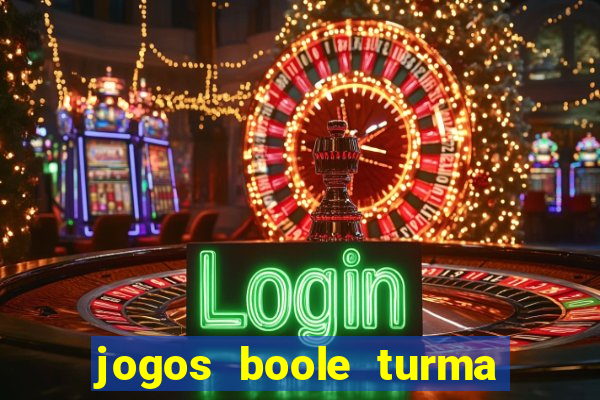 jogos boole turma da m么nica