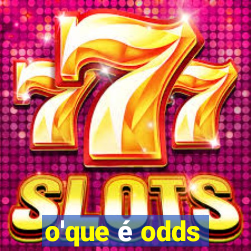 o'que é odds