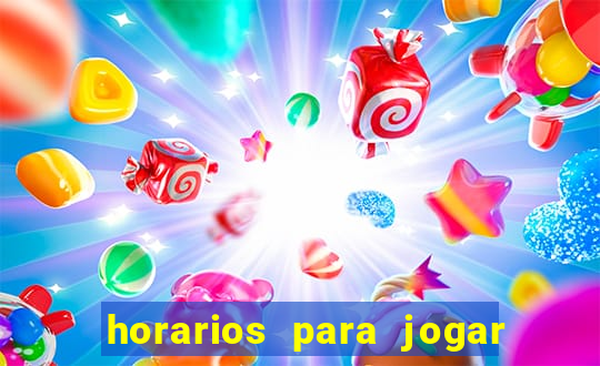 horarios para jogar fortune rabbit