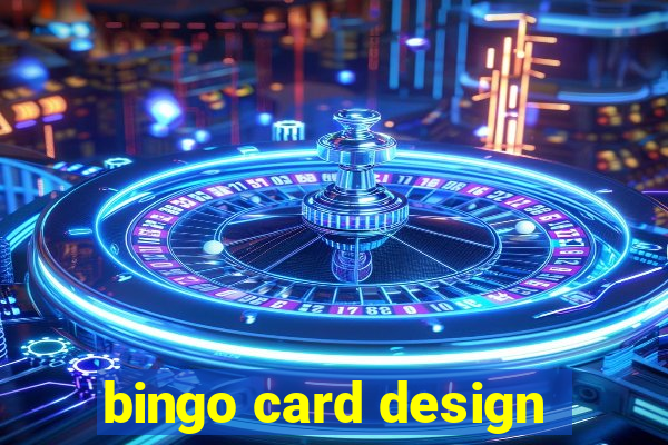 bingo card design