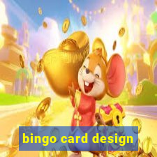 bingo card design