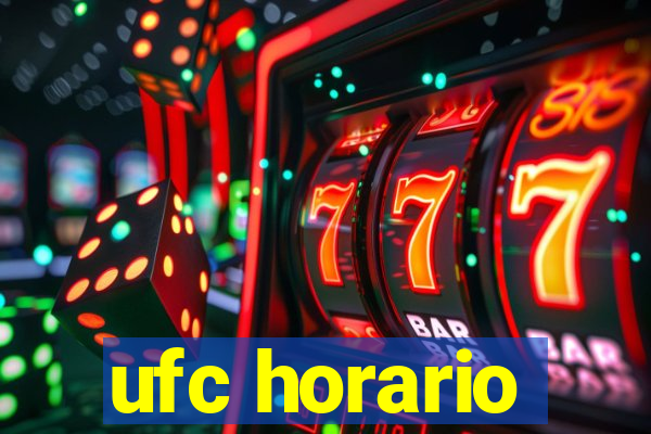 ufc horario