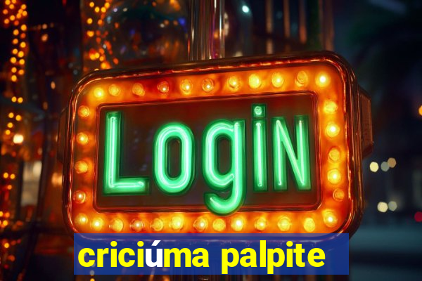 criciúma palpite