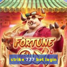 strike 777 bet login