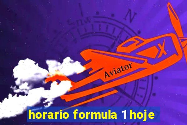 horario formula 1 hoje