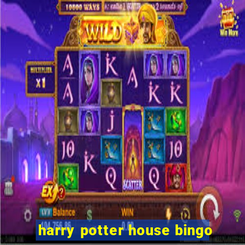 harry potter house bingo