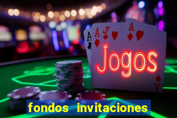 fondos invitaciones de bingo para editar