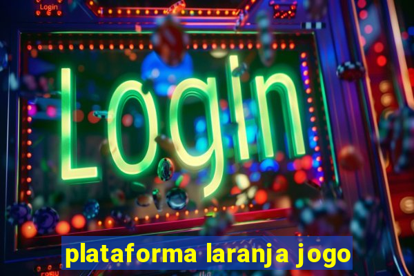 plataforma laranja jogo