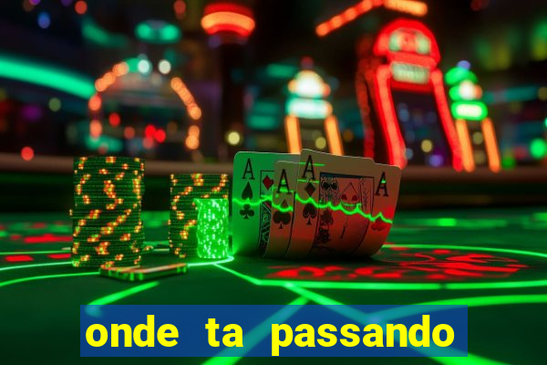 onde ta passando jogo do remo