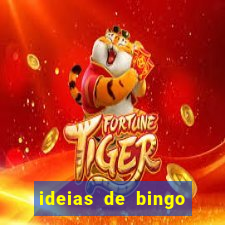 ideias de bingo para o natal